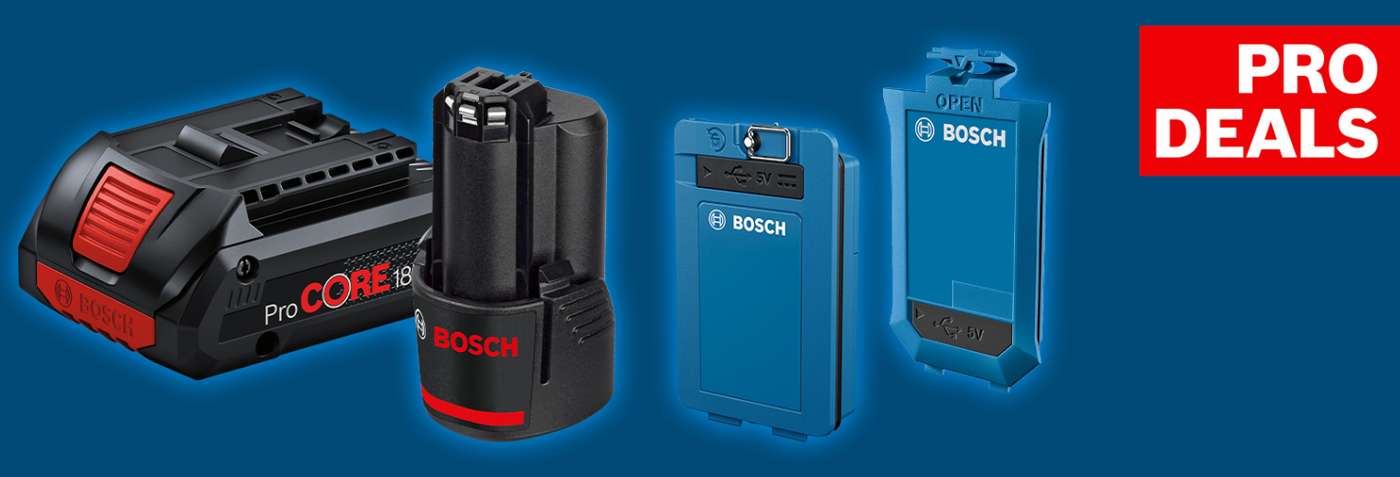 Bosch Pro Deal "Akku" 2025: Kaufe ein Messgerät, erhalte einen Gratis-Akku