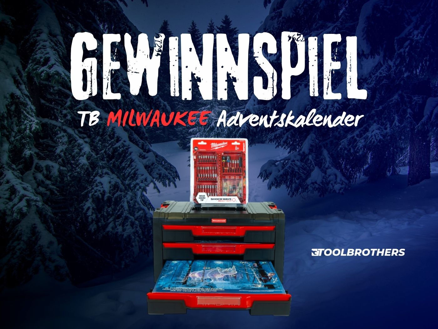 Gewinnspiel: Toolbrothers RHINO Adventskalender 2024 - MILWAUKEE EDITION