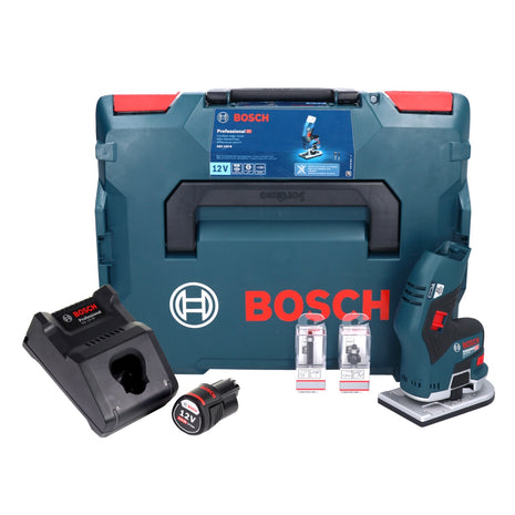 Bosch GKF 12V-8 Professional Akku Kantenfräse 12V + 1x Akku 3,0 Ah + Ladegerät + L-Boxx - Toolbrothers