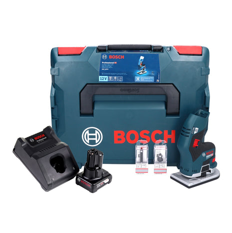 Bosch GKF 12V-8 Professional Akku Kantenfräse 12V + 1x Akku 6,0 Ah + Ladegerät + L-Boxx - Toolbrothers