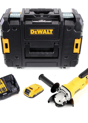 DeWalt DCG 412 D1 Akku Winkelschleifer 18V 125mm + 1x Akku 2,0Ah + Ladegerät in TSTAK II Box - Toolbrothers