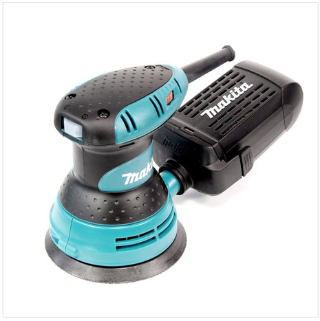 Makita BO 5031 - 300 W Exzenterschleifer / Schleifmaschine mit 125 mm Ø + Makita Schleifpapier 125 mm Körnung 80 Klett 10er Pack (P-43555) - Toolbrothers