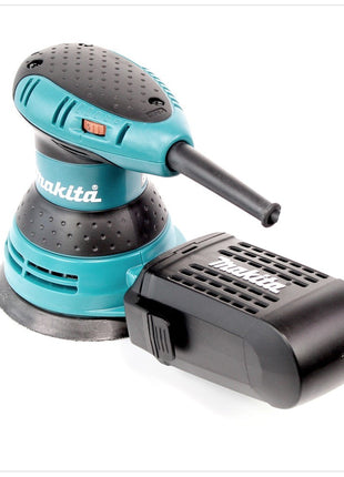 Makita BO 5031 - 300 W Exzenterschleifer / Schleifmaschine mit 125 mm Ø + Makita Schleifpapier 125 mm Körnung 80 Klett 10er Pack (P-43555) - Toolbrothers