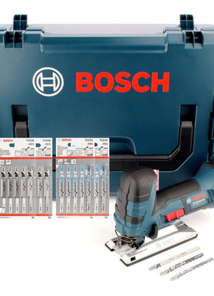 Bosch GST 18 V-LI S Akku Stichsäge 18V Solo + L-Boxx + 20x Stichsägeblätter Holz/Metall - ohne Akku, ohne Ladegerät - Toolbrothers