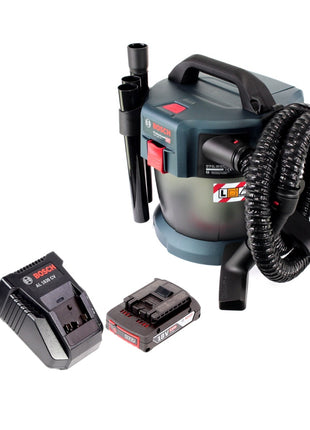 Bosch GAS 18V-10 L Professional Li-Ion Akku Staubsauger Nass- und Trockensauger + 1x GBA 2,0 Ah Akku + AL 1820 CV Ladegerät - Toolbrothers