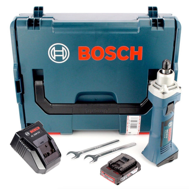 Bosch GGS 18 V-LI Akku Geradschleifer 18V + 1x Akku 2,0Ah + Ladegerät + L-Boxx - Toolbrothers