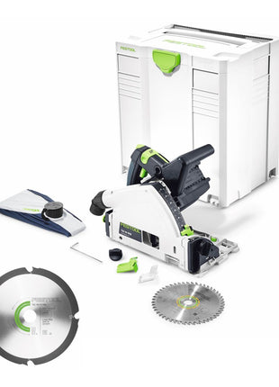 Festool TSC 55 Li REB Akku Tauchsäge 36V ( 2x18V ) ( 201395 ) 160 mm Brushless Solo im Systainer + Diamant-Sägeblatt - ohne Akku, ohne Ladegerät - Toolbrothers