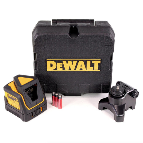 DeWalt DW 0811-XJ 360° batteriebetriebener Kreuzlinienlaser im Transportkoffer + 3x 1,5 V Batterien - Toolbrothers