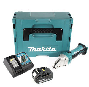Makita DJS 101 RT1J Akku Blechschere 18V + 1x Akku 5,0Ah + Ladegerät + Makpac