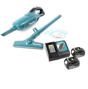 Makita DCL 182 RM Akku Staubsauger 18 V + 2x Akku 4,0 Ah + Ladegerät