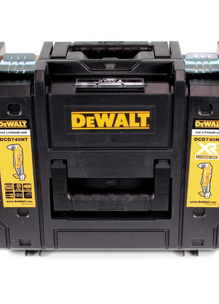 Dewalt DCD 740 NT Akku Winkelbohrmaschine 18V 33Nm Solo im TSTAK - ohne Akku, ohne Ladegerät - Toolbrothers