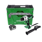 Hitachi DS 18 DSDL 18 V Akku Bohrschrauber im Koffer + 1x Hitachi BSL 1860 18 V 6,0 Ah / 6000 mAh Li-Ion Akku - Toolbrothers