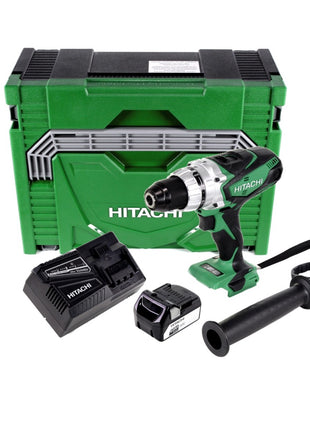 Hitachi DS 18 DSDL 18 V Akku Bohrschrauber im Koffer + 1x Hitachi BSL 1860 18 V 6,0 Ah / 6000 mAh Li-Ion Akku + Hitachi UC 18YFSL Akku Ladegerät - Toolbrothers