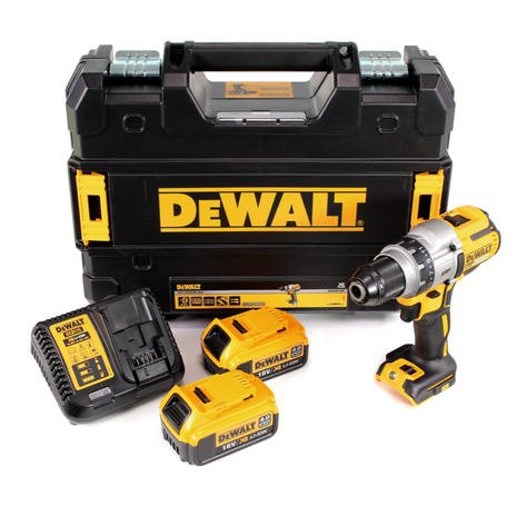 DeWalt DCD 991 M2  Akku-Dreigang-Bohrschrauber 18V 95Nm Brushless + 2x Akku 4,0Ah + Schnellladegerät + TSTAK - Toolbrothers