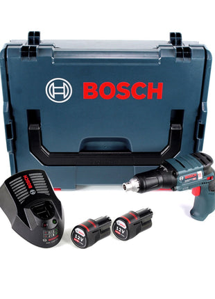 Bosch GTB 12V-11 Akku Trockenbauschrauber 12V 11Nm brushless + 2x Akku 3,0Ah + Ladegerät + L-Boxx - Toolbrothers