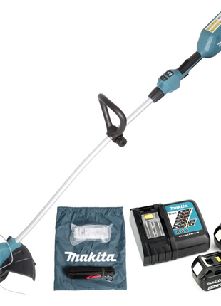 Makita DUR 184 LRM2 Akku Rasentrimmer 18V 300mm Brushless + 2x Akku 4,0Ah + Ladegerät - Toolbrothers