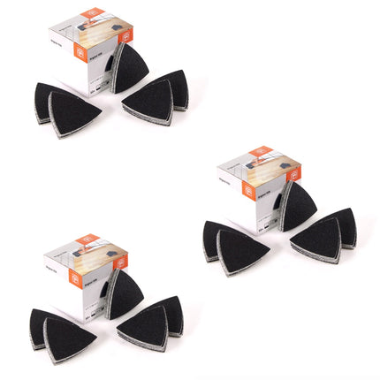 FEIN Delta Schleifblätter 80er Körnung ungelocht mit Klett 150 Stück - Toolbrothers