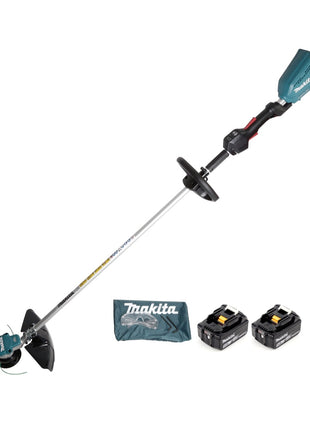 Makita DUR 364 LT2 Akku Rasentrimmer 36V ( 2x 18V ) 250/350mm Brushless + 2x Akku 5,0Ah - ohne Ladegerät - Toolbrothers