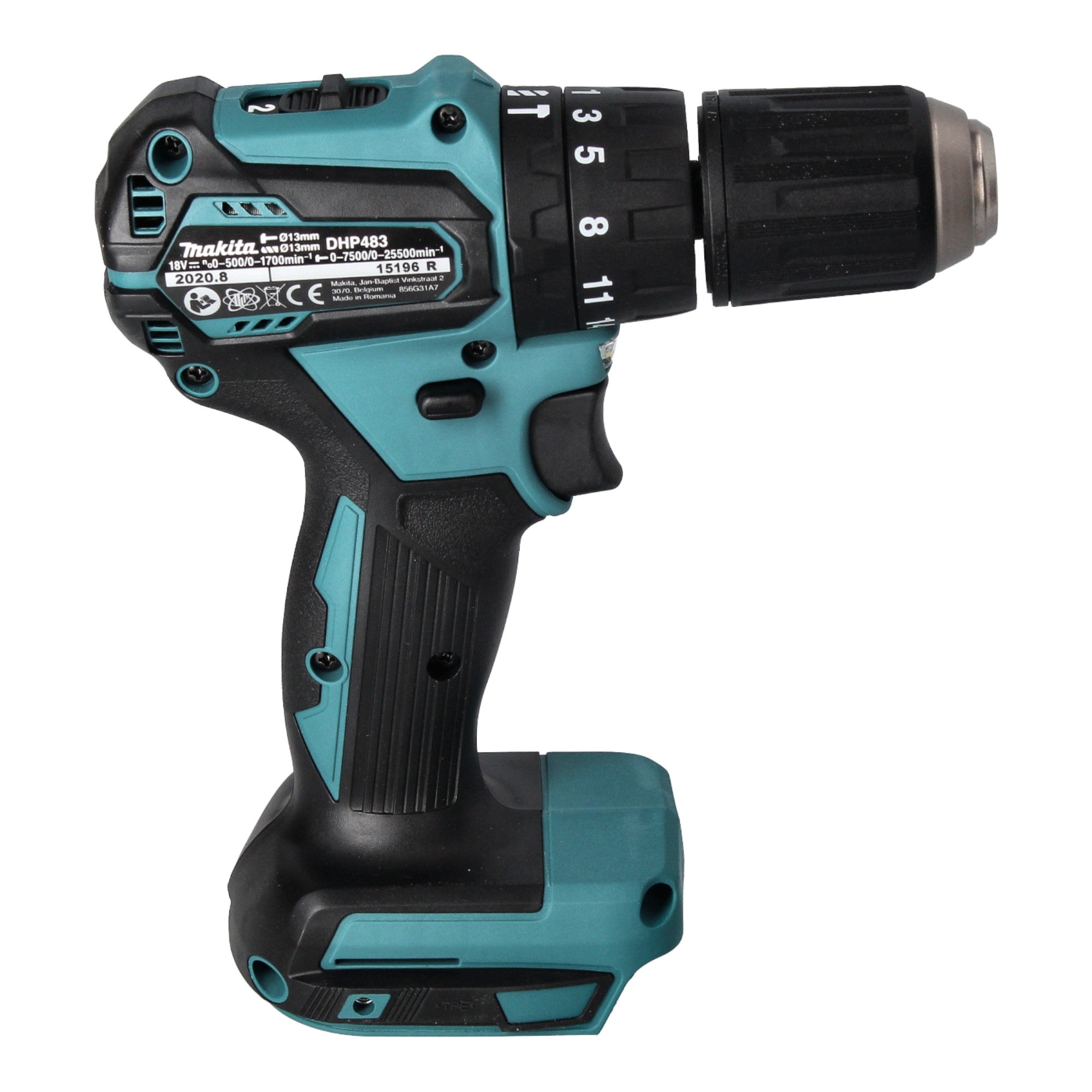 Makita DHP 483 SFJ R Akku Schlagbohrschrauber 18V 40Nm 2x Akku 3 0 Ah Ladegeraet RHINO 4 - toolbrothers