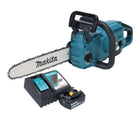 Tronçonneuse à batterie Makita DUC 357 RGX3 18 V 35 cm sans balai + 1x batterie 6,0 Ah + chargeur