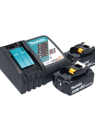 Tronçonneuse à batterie Makita DUC 357 RG2X3 18 V 35 cm sans balai + 2x batteries 6,0 Ah + chargeur