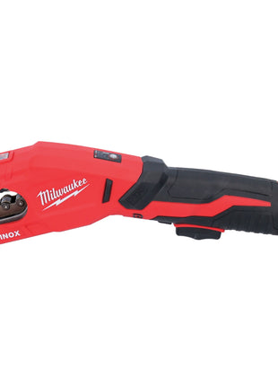 Coupe-tube en acier inoxydable sur batterie Milwaukee M12 PCSS-252C 12 V 12 - 28 mm + 2x batteries 2,5 Ah + chargeur + mallette