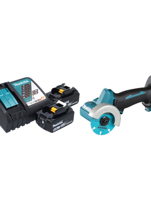 Makita DMC 300 RT Akku Winkelschleifer 18 V 76 mm Brushless + 2x Akku 5,0 Ah + Ladegerät