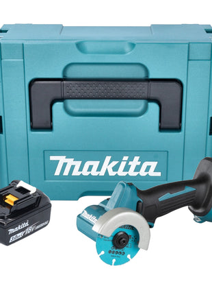 Makita DMC 300 F1J Akku Winkelschleifer 18 V 76 mm Brushless + 1x Akku 3,0 Ah + Makpac - ohne Ladegerät