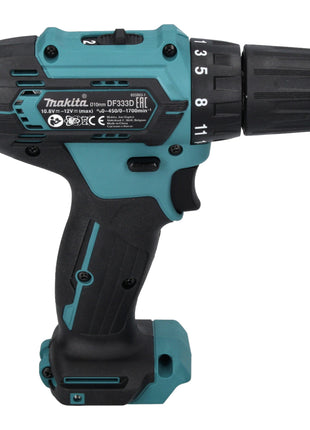 Makita DF 333 DSAJ Akku Bohrschrauber 12 V max. 30 Nm + 2x Akku 2,0 Ah + Ladegerät + Makpac