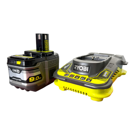 Ryobi RC18150-190 Starter Set 18 V ONE+ 1x Batería de Litio+ de Alta Energía 9,0 Ah + Cargador Rápido (5133004421)