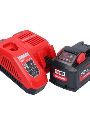 Milwaukee M18 FCHS-121 Akku Kettensäge 18 V 40 cm Brushless ( 4933464223 ) + 1x Akku 12,0 Ah + Ladegerät