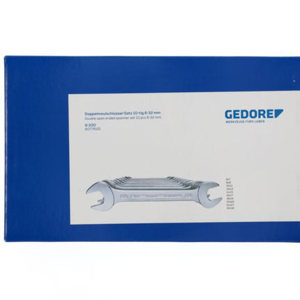 GEDORE Doppelmaulschlüsselsatz 6-100 10-teilig SW6-32 mm ( 4000770220 )