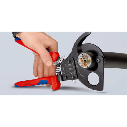 KNIPEX Kabelschneider Gesamtlänge 280 mm max. 52 (380 mm²) mm ( 4000810929 )