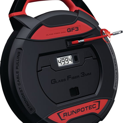 RUNPOTEC Kabeleinziehgerät GF3 Bandlänge 50 m Biegeradius 38 mm ( 4000818686 )