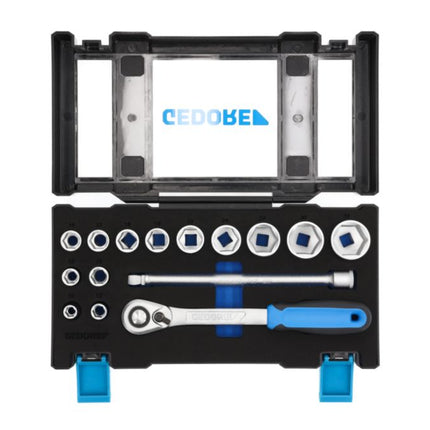 GEDORE Steckschlüsselsatz 19 DMU-20 15-teilig 1/2 ″ ( 4000820533 )