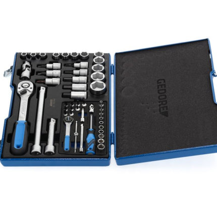 GEDORE Steckschlüsselsatz 19 V20U-10 50-teilig 1/4 + 1/2 ″ ( 4000820550 )