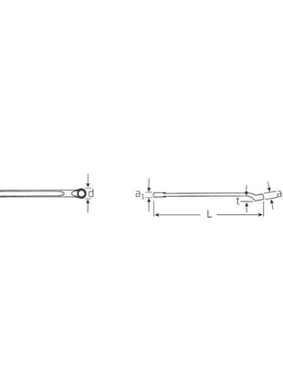 STAHLWILLE Klucz płasko-oczkowy OPEN-BOX 14 SW 11 mm Długość 180 mm ( 4000826042 )