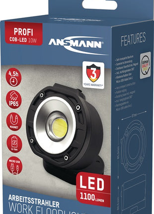 ANSMANN LED-Akkustrahler FL1100R 3,7 V 4000 mAh ( 4000902124 )