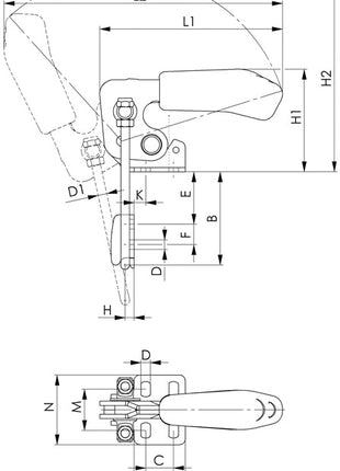 AMF Verschlussspanner Nr. 6848V Größe 3 ( 4123683300 )