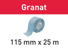 Rouleau abrasif Festool 115x25m P120 GR grenat (201107) pour abrasifs manuels