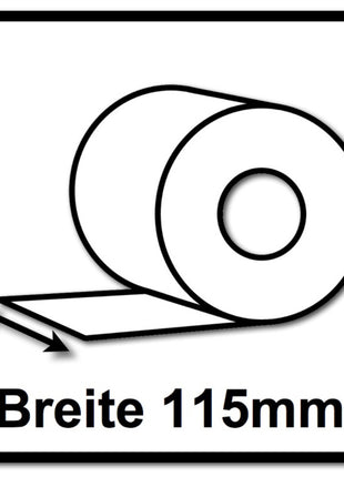 Rouleau abrasif Festool 115x25m P220 GR grenat (201110) pour abrasifs manuels