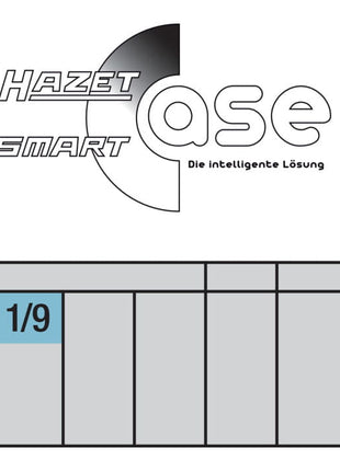 HAZET jeu de clés à douille 986/9 / 986/9 N 9 pièces (8000466925)