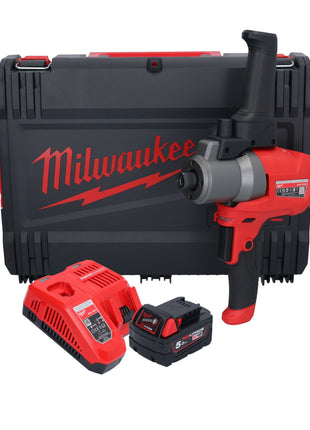 Milwaukee M18 FPM-501X Akku Rührgerät 18 V 20 l Brushless + 1x Akku 5,0 Ah + Ladegerät + HD Box