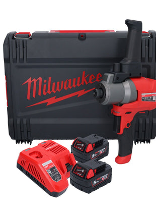 Milwaukee M18 FPM-502X Akku Rührgerät 18 V 20 l Brushless + 2x Akku 5,0 Ah + Ladegerät + HD Box