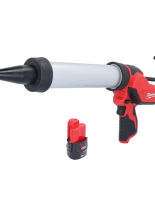 Milwaukee M12 PCG/400A-201 Akku Kartuschenpistole 12 V 400 ml + 1x Akku 2,0 Ah - ohne Ladegerät