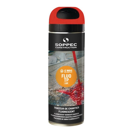 SOPPEC Baustellenmarkierspray FLUO TP neonrot 4000354133  1 - toolbrothers