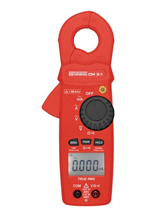 Pinza amperimétrica de fuga BENNING CM 9-1 rango de medición 0,010 mA - 60 A CA (4000828949)