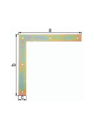 GAH Tor-Winkel Breite 40 mm Länge 300 x 300 mm ( 3000200239 )