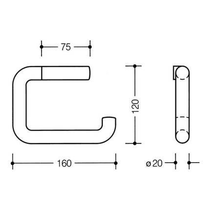 HEWI WC-Papierhalter 477.21.100 99 Polyamid ( 3000205958 )