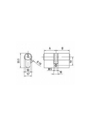 Cylindre double profilé BKS PZ 8800 27/35 mm ( 3000251939 )